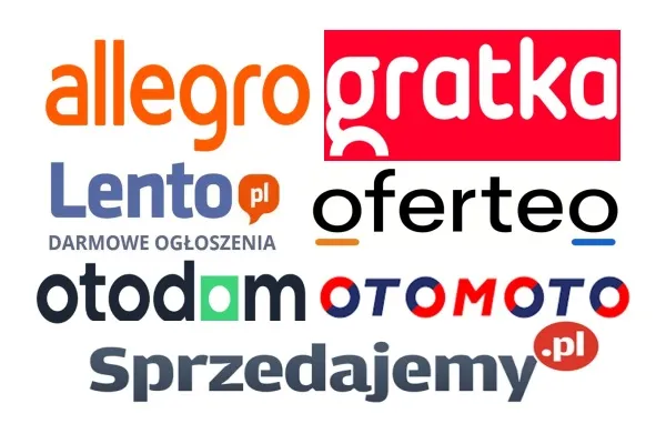 Logotyper för ledande platsannonser i Polen